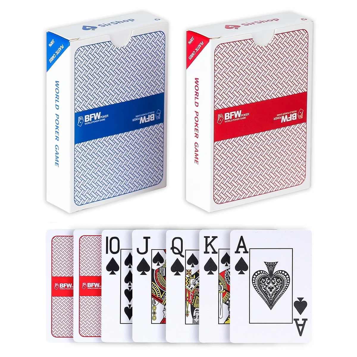  Playing Cards 2 Pack 3.5 × 2.3 in 52+2 Joker Black — product photo