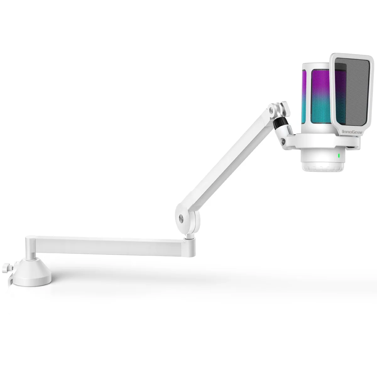  InnoGear CM38DW USB Microphone with Boom Arm White — product photo