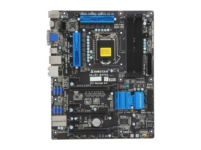 Biostar Biostar Hi-Fi Z77X motherboard accessory — product photo