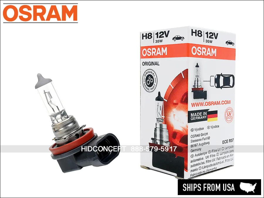 OSRAM OSRAM Original Standard 64212 H8 Halogen Bulb 12V 35W PGJ19-1 — product photo