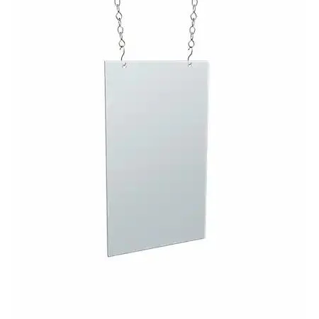 Azar Displays Azar Displays 172707 8.5"W x 14"H Hanging Poster Frame Clear PK4 — product photo