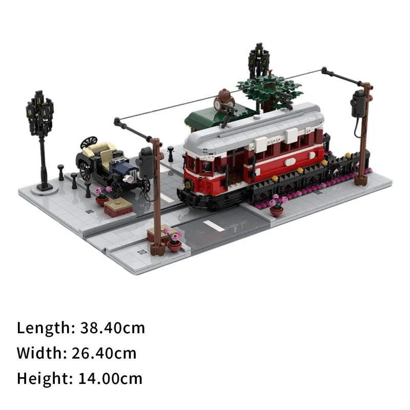 ZITIANYOUBUILD ZITIANYOUBUILD MOC-229331 Trolley Crossing Building Blocks Set 1667PCS — product photo