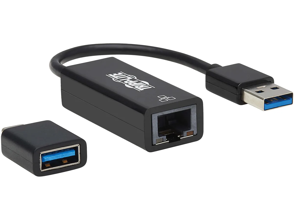 Tripp Lite Tripp Lite U336-000-GB-CA USB-C USB-A to RJ45 Gigabit Ethernet adapter — product photo