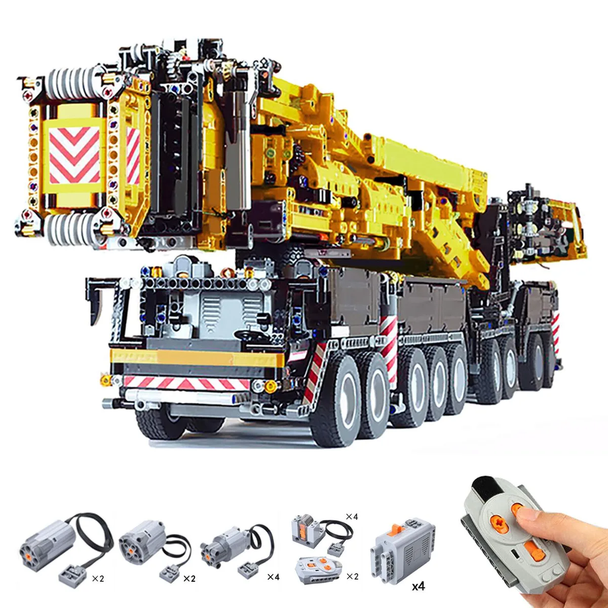 ZITIANYOUBUILD ZITIANYOUBUILD Liebherr LTM 11200 Crane 8128 Pieces MOC — product photo
