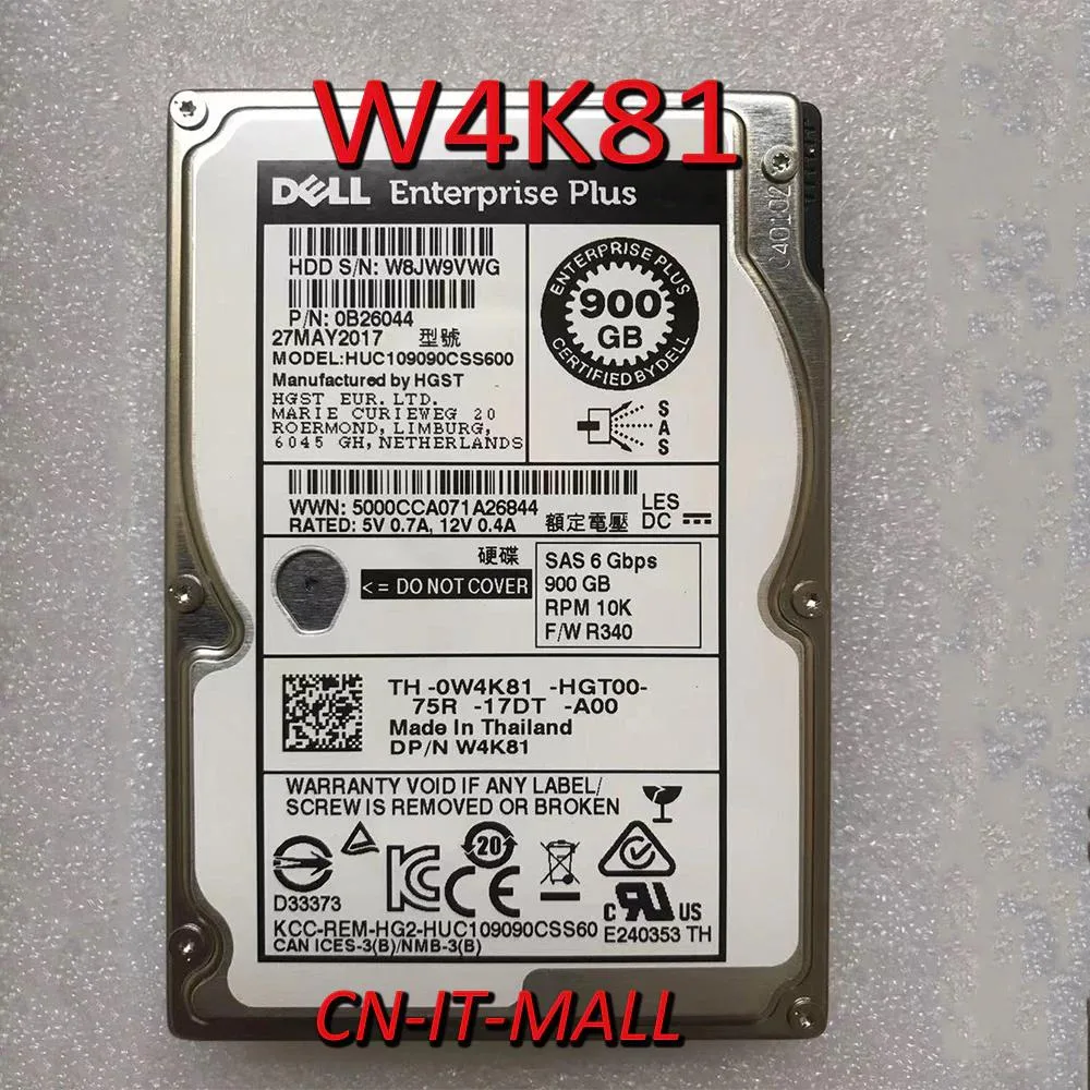 Graviton Graviton H5WGN 2.5 900G 10K SAS Hard Drive — product photo