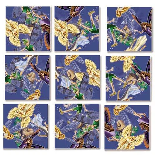 B.Dazzle B.Dazzle Fairies Scramble Squares 9 Piece Puzzle game — product photo