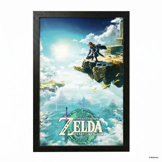 Pyramid America Pyramid America The Legend of Zelda Tears of the Kingdom 11x17 Framed Gel Coat Paper — product photo