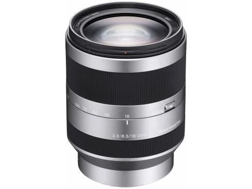 Sony Sony SEL18200 E-mount 18-200mm F3.5-6.3 OSS camera lens (Silver) — product photo