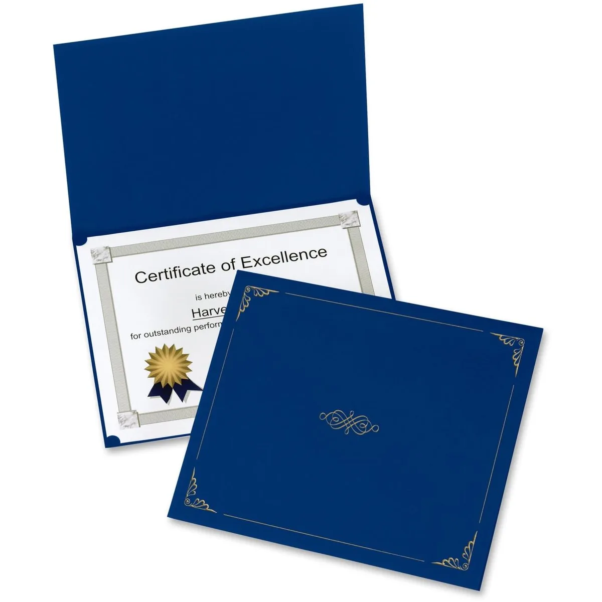 TOPS TOPS 29900235BGD Certificate Holder Dark Blue 5 Pack — product photo