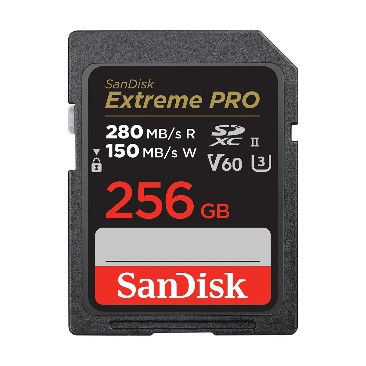 Western Digital Western Digital SanDisk Extreme PRO 256GB SDXC UHS-II V60 2 in 1 accessory — product photo
