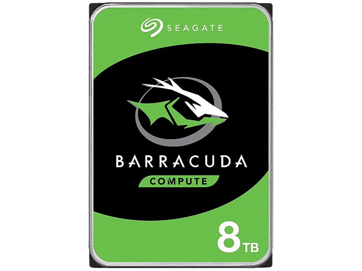 Seagate Seagate BarraCuda ST8000DM004 8TB 5400 RPM 256MB SATA 3.5" internal hard drive — product photo