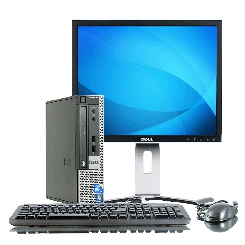DELL DELL Optiplex 780 USFF Core 2 Duo 3000 MHz 4 GB 160 GB 19" LCD desktop PC — product photo