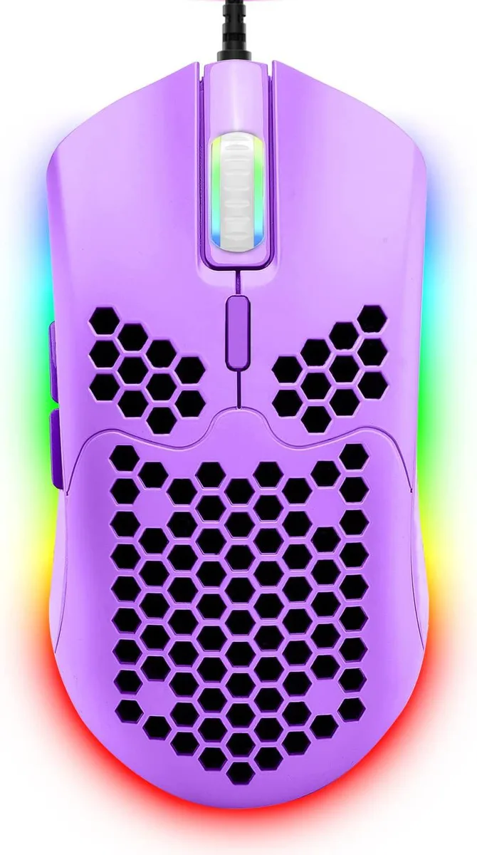 zhhcyyds zhhcyyds M1 Wired Gaming Mouse 6400 DPI 69g Purple — product photo