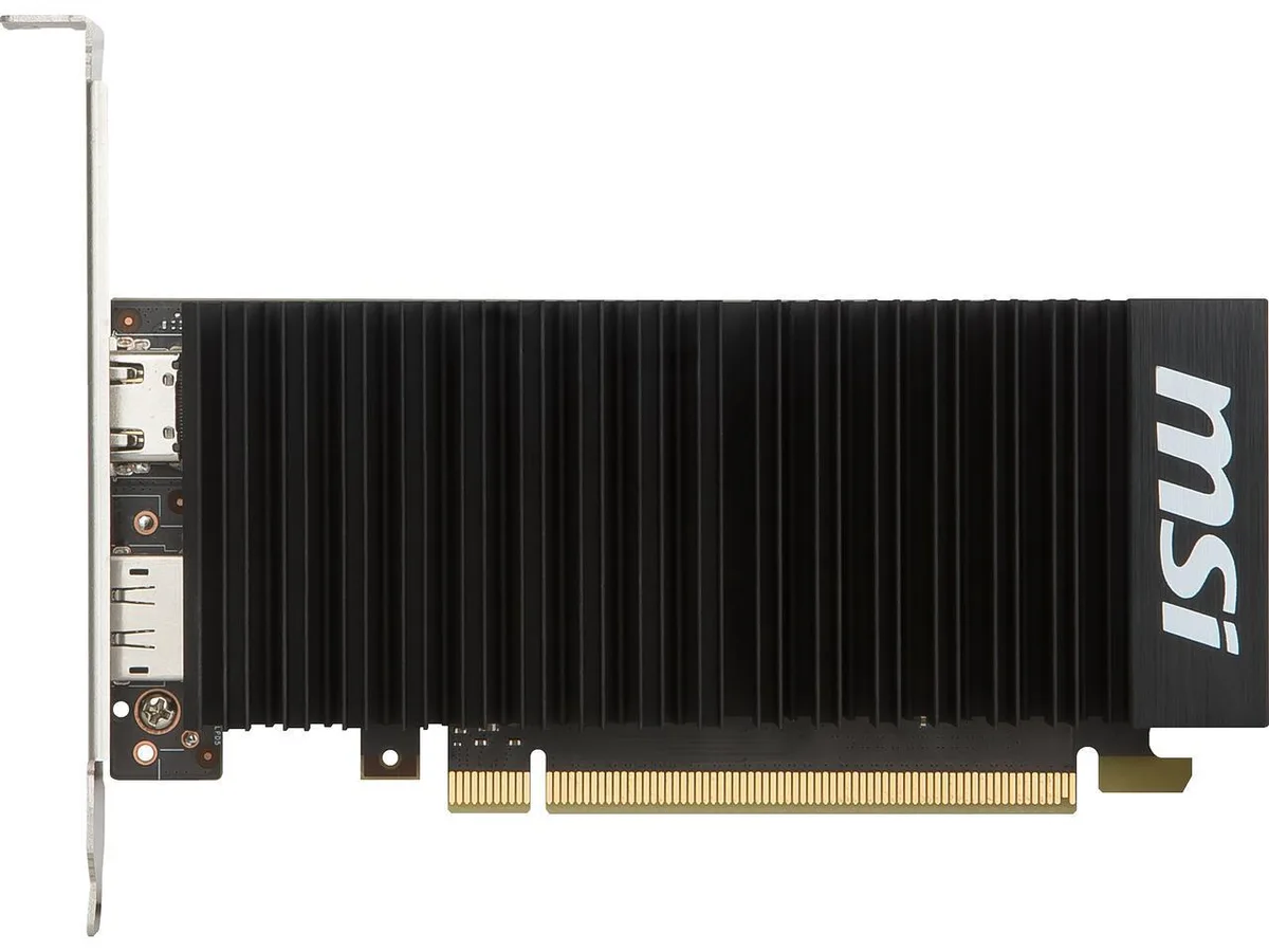 MSI MSI GeForce GT 1030 2GH LP OC 2GB GDDR5 graphics card — product photo