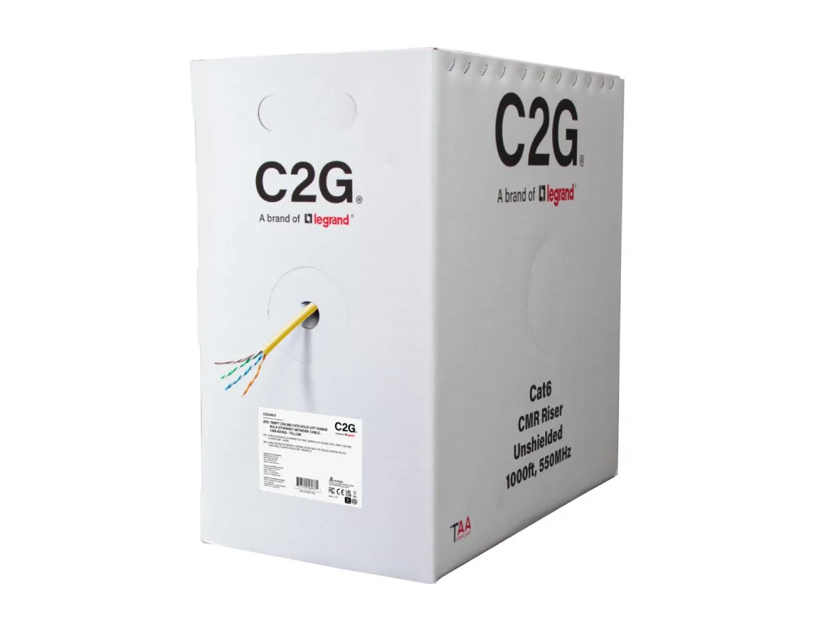 Cables To Go Cables To Go C2G56037 Cat6 1000 ft network ethernet cable — product photo