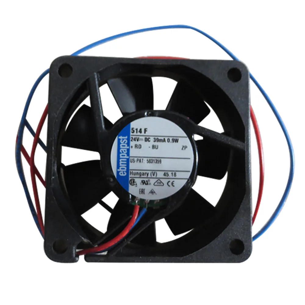 Fans Fans 514F EBMpapst DC case fan 50mm 24V 5000rpm 20m3/h 30dB — product photo