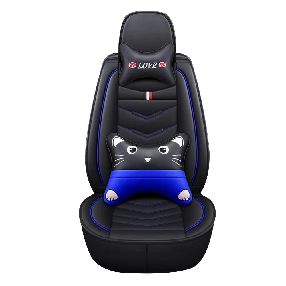 muchkey muchkey Universal Seat Cover 5 Seats Black Blue 30x48x62cm 6000g — product photo