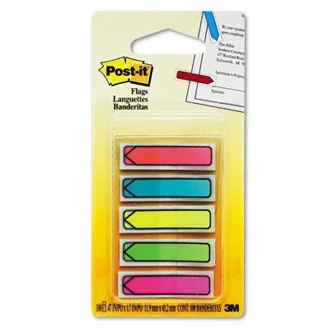 3M 3M 684ARR2 Arrow Flags 1/2" 80 Pack — product photo