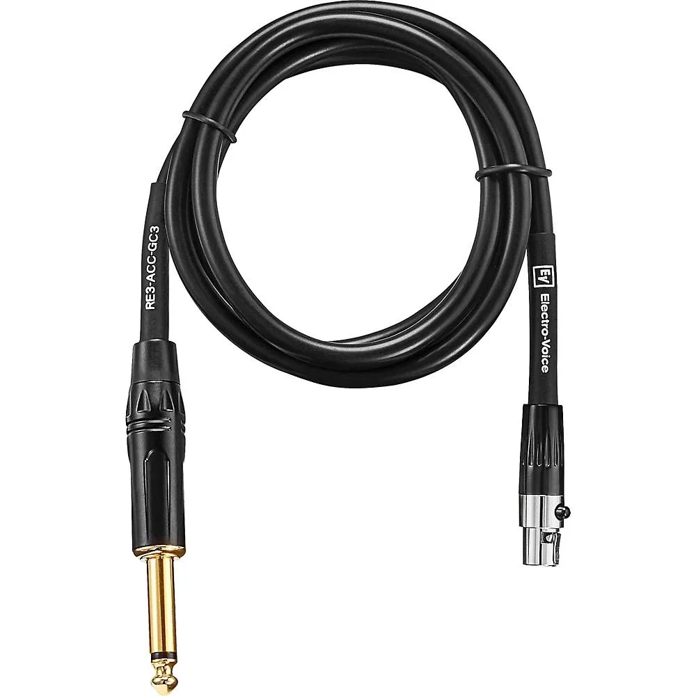 Electro-Voice Electro-Voice RE3-ACC-GC3 32.7" 1/4" to TA4F instrument cable — product photo