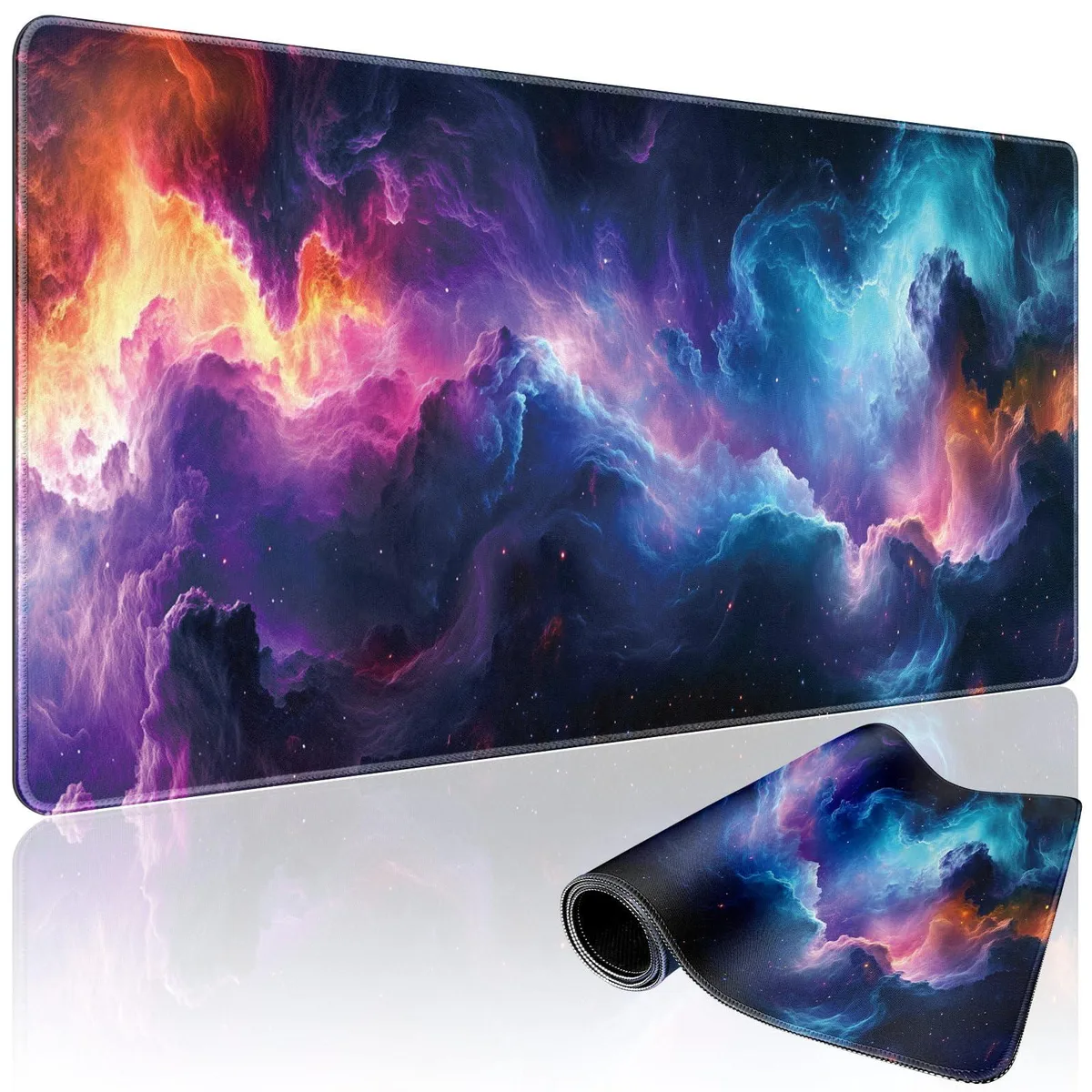  Mcapirivo BGMP012 Nebula Space mouse pad 31.5x15.7 in — product photo