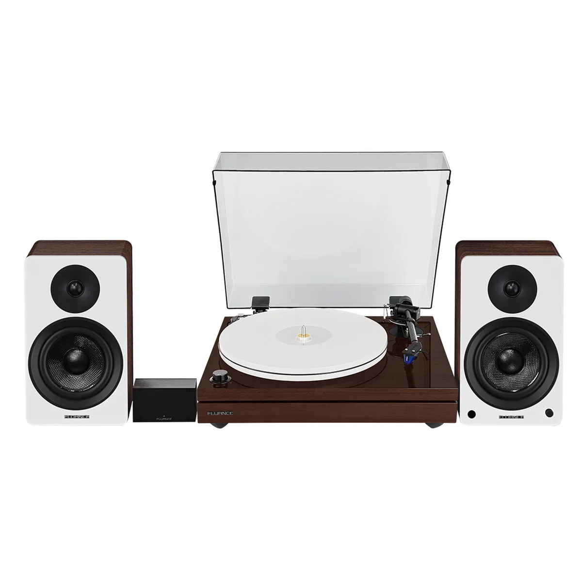 Fluance Fluance RT87 turntable, PA10 preamp, Ai41 speakers, walnut — product photo