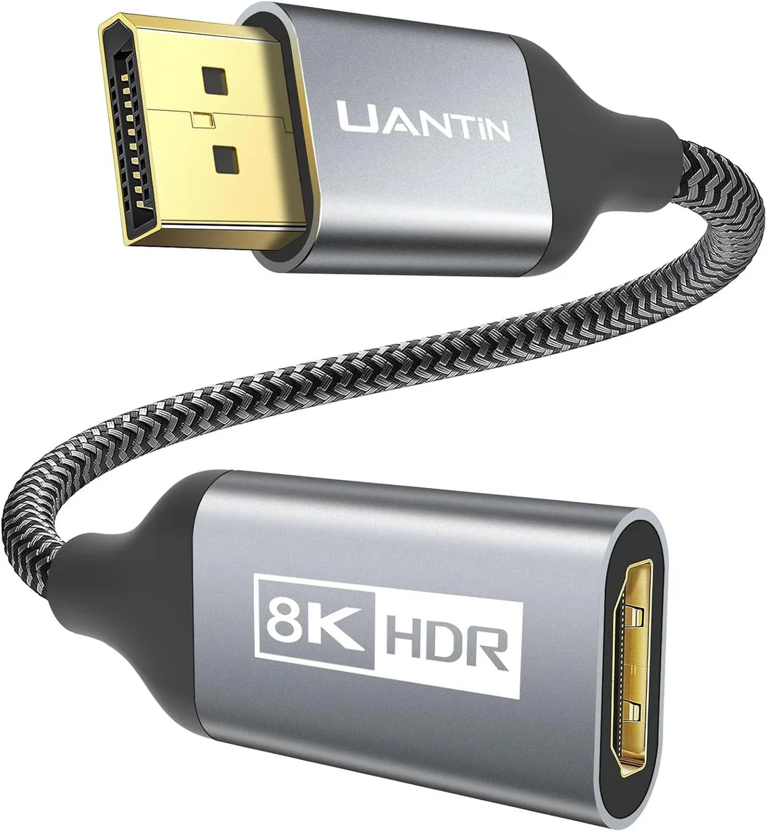 FLEANE FLEANE DisplayPort 1.4 to HDMI 2.1 Adapter 8K 60Hz 4K 120Hz — product photo