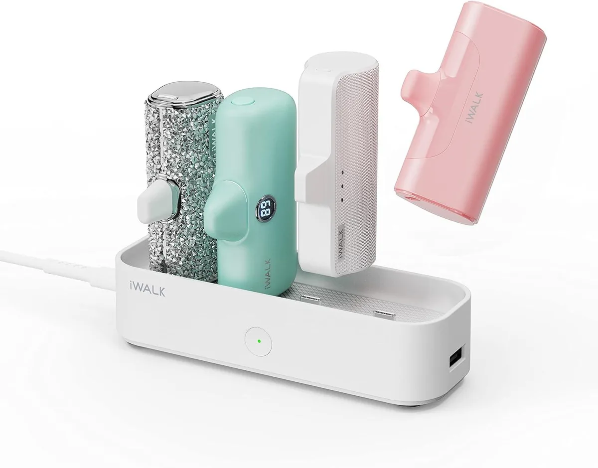 PISKEKAT PISKEKAT Charger Station for LinkPod 3350 4500 4800 mAh White — product photo