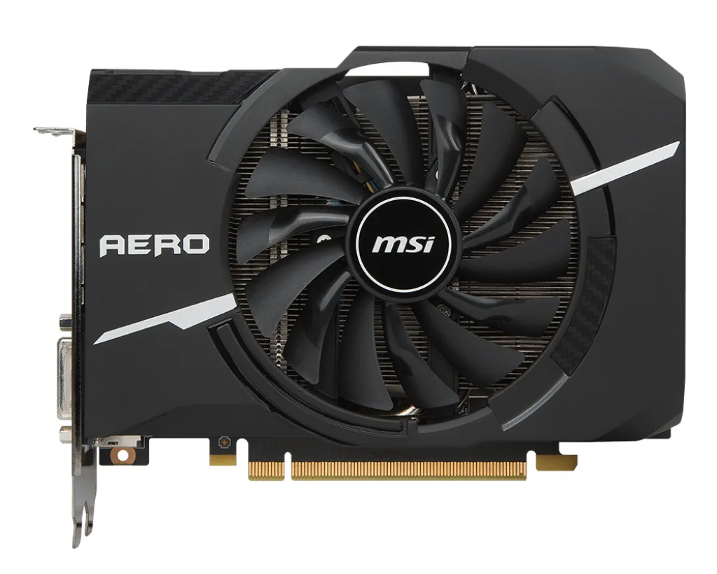 MSI MSI GeForce GTX 1070 AERO OC 8GB GDDR5 graphics card — product photo