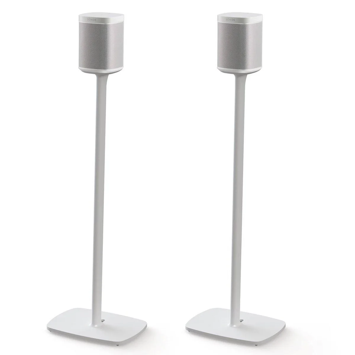 Flexson Flexson Floor Stand for Sonos One/Play:1 Pair White 2 in 1 accessory — product photo