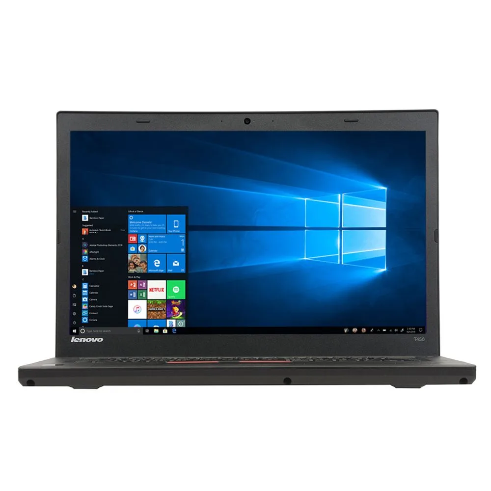 Lenovo Lenovo ThinkPad T450 laptop Core i5-5200U 16 GB 240 GB SSD 14" HD — product photo