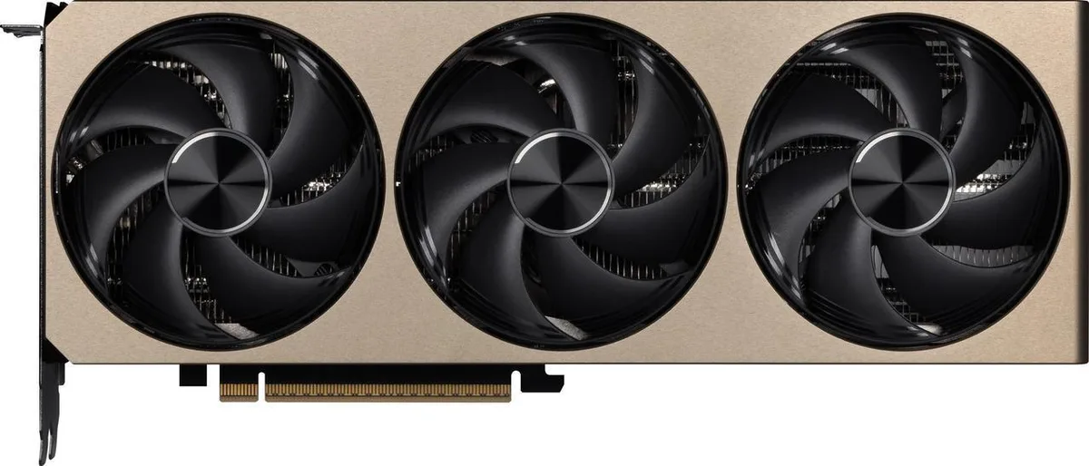 MSI MSI INSPIRE GeForce RTX 5070 Ti 16G 3X OC PLUS graphics card — product photo
