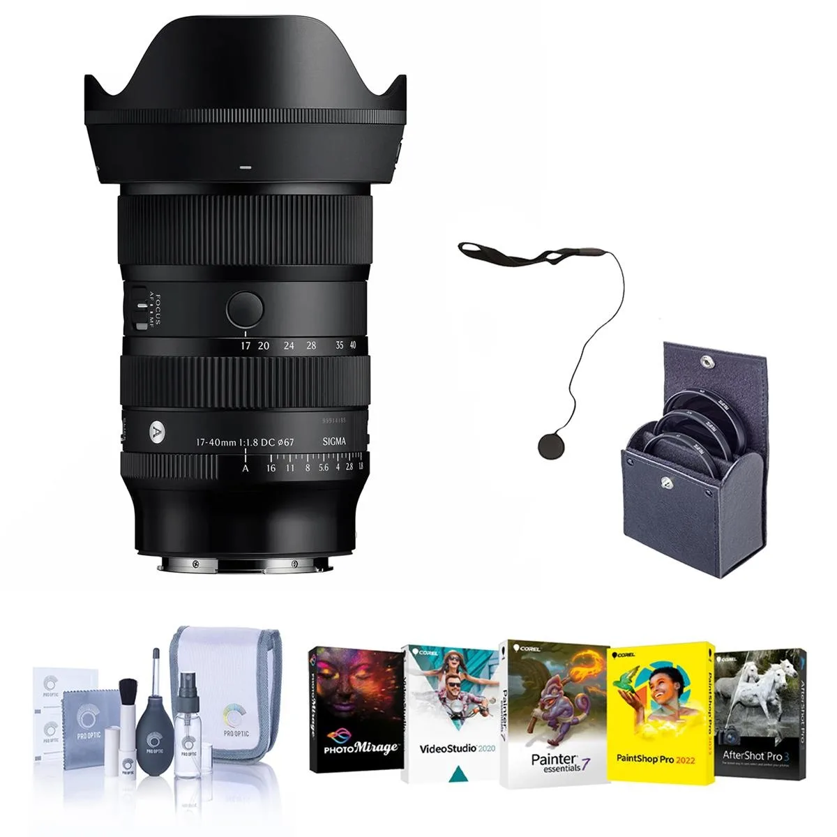 SIGMA SIGMA 17-40mm f/1.8 DC Art L-Mount Lens Bundle — product photo