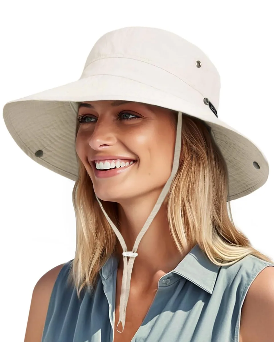 Sun Hat UPF 80+ Packable Cowboy Black One Size — product photo