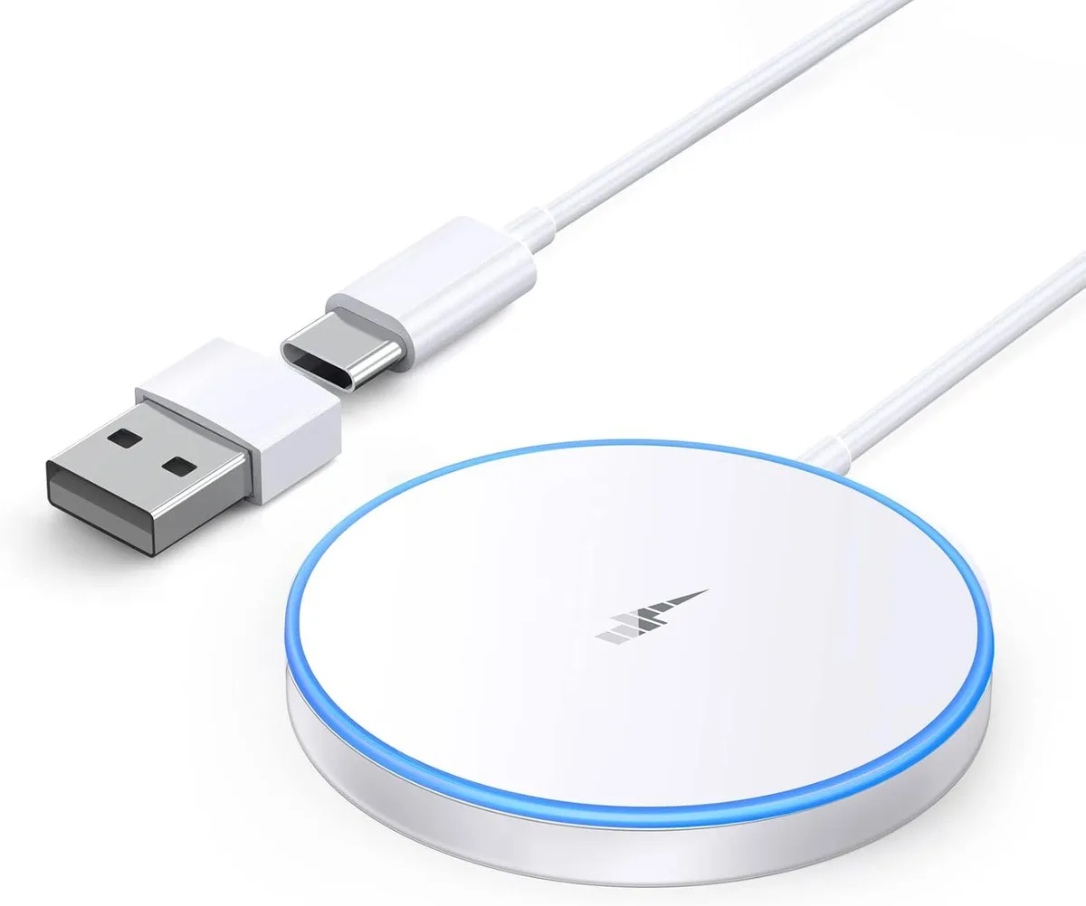 Airocide Airocide Magnetic Wireless Charger 15W Mag-Safe Dual Ports — product photo