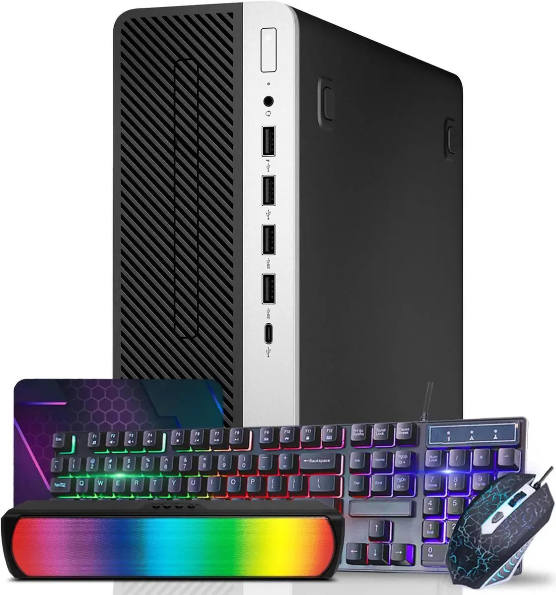 HP HP 600 G4 SFF desktop PC, Core i5-8500, 16GB DDR4, 1TB NVMe, Windows 11 Pro — product photo