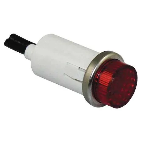 Dayton Dayton 22NY40 Raised Panel Light Red 12 V AC/DC 1/2 in Mounting — product photo