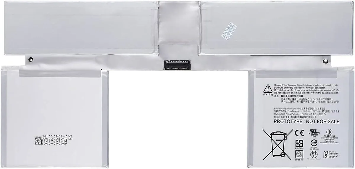 NShi NShi G3HTA048H laptop battery 6800mAh 51Wh 8.7V for Surface Book 13.5-inch — product photo