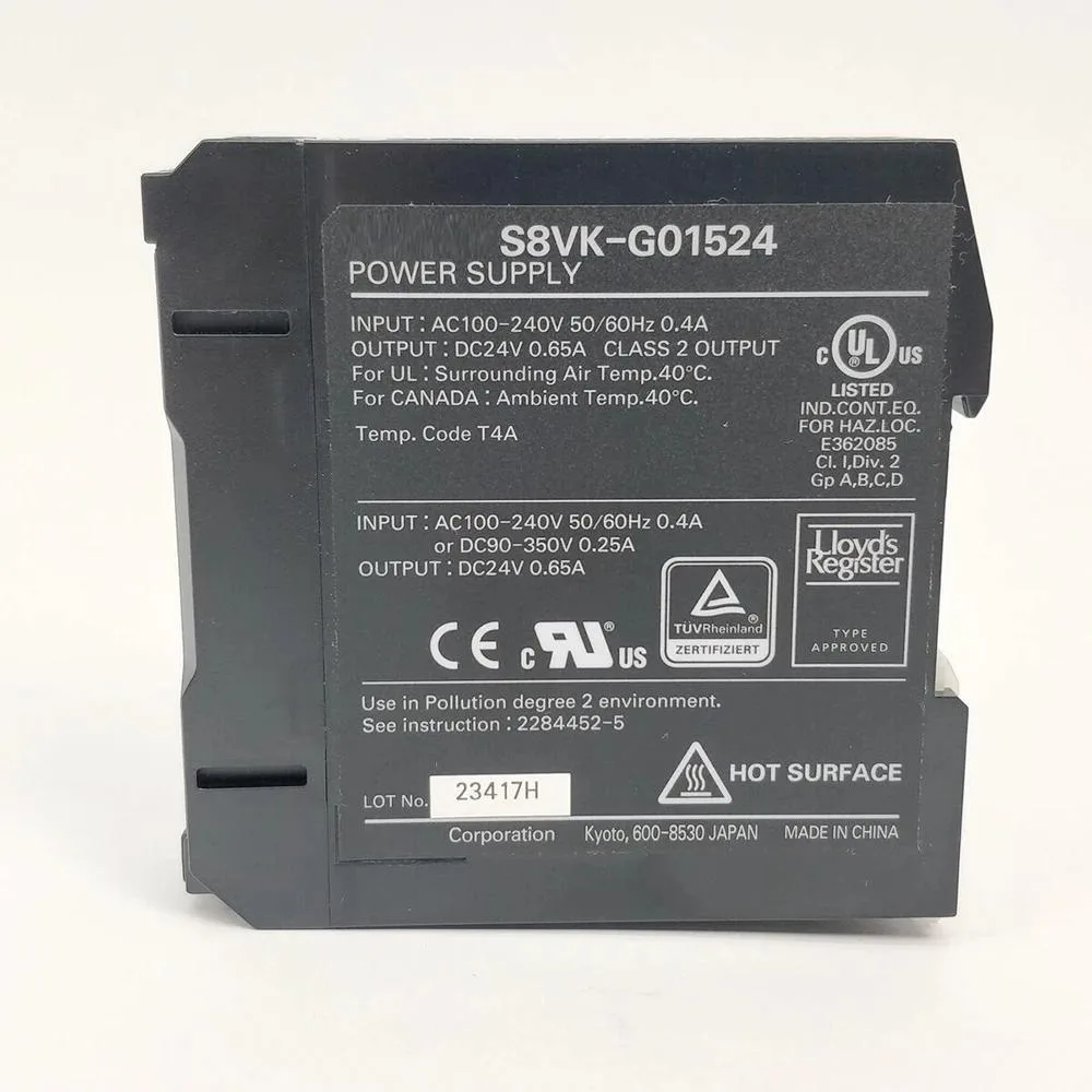 KHACHIMO KHACHIMO S8VK-G01524 24V 0.65A 15W power supply — product photo