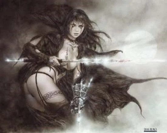 Gothic poster print by Luis Royo, 20 by 16 inches, premium heavy stock paper