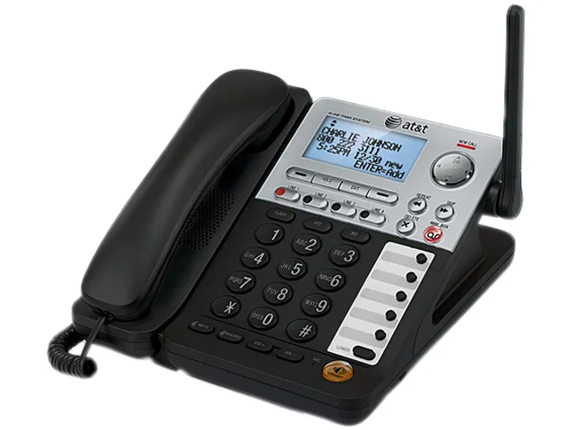 AT&amp;T AT&amp;T SB67148 corded phone 4-line 10 handsets 180 min recording — product photo