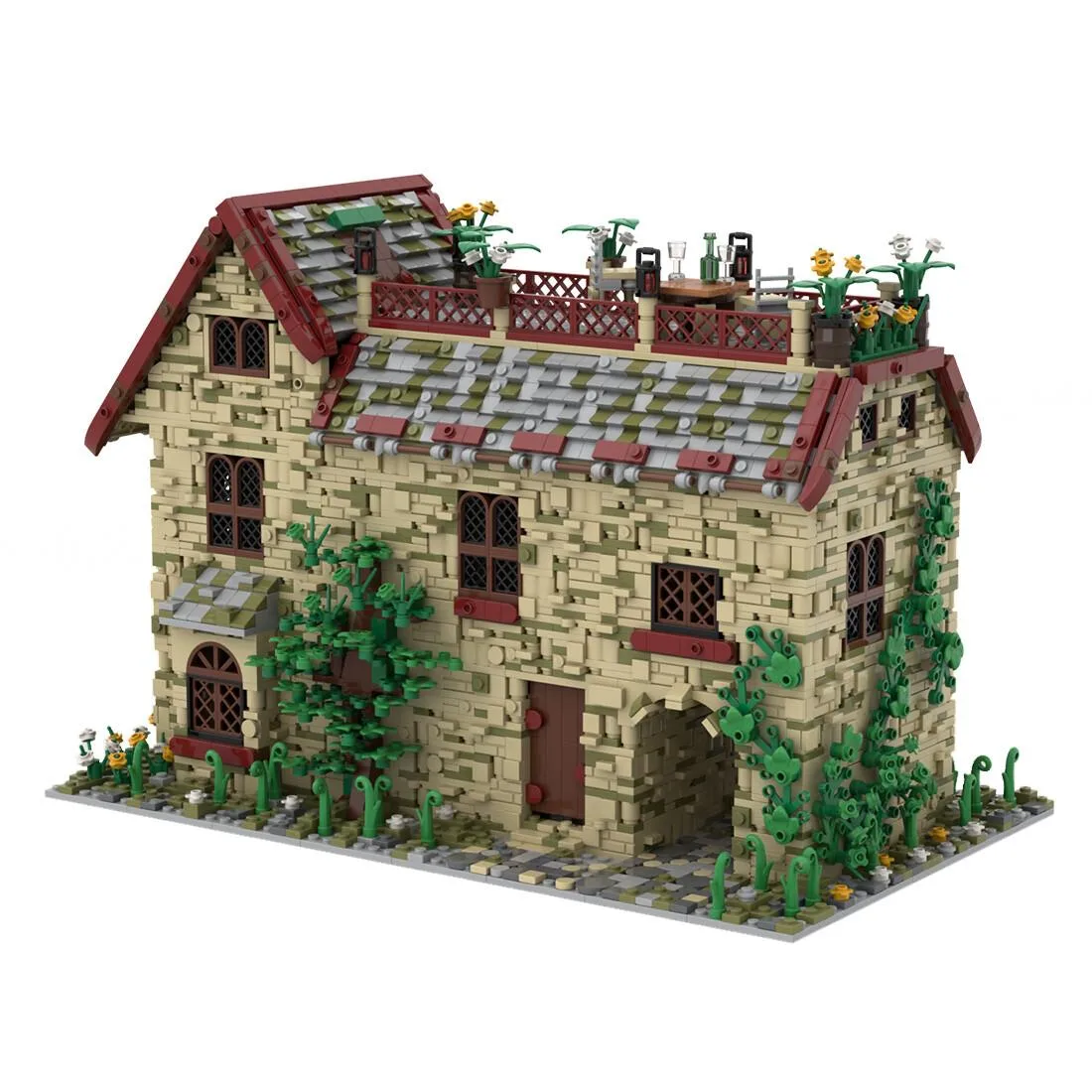 ZITIANYOUBUILD ZITIANYOUBUILD MOC-135076 House with Attic 4550 Parts — product photo