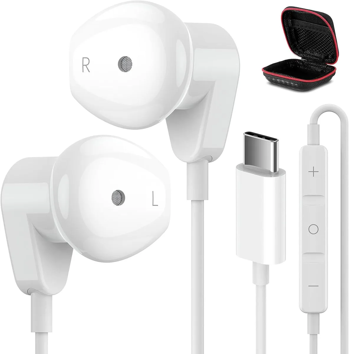 MAONO MAONO USB-C Wired Earbuds with Microphone and Volume Control — product photo