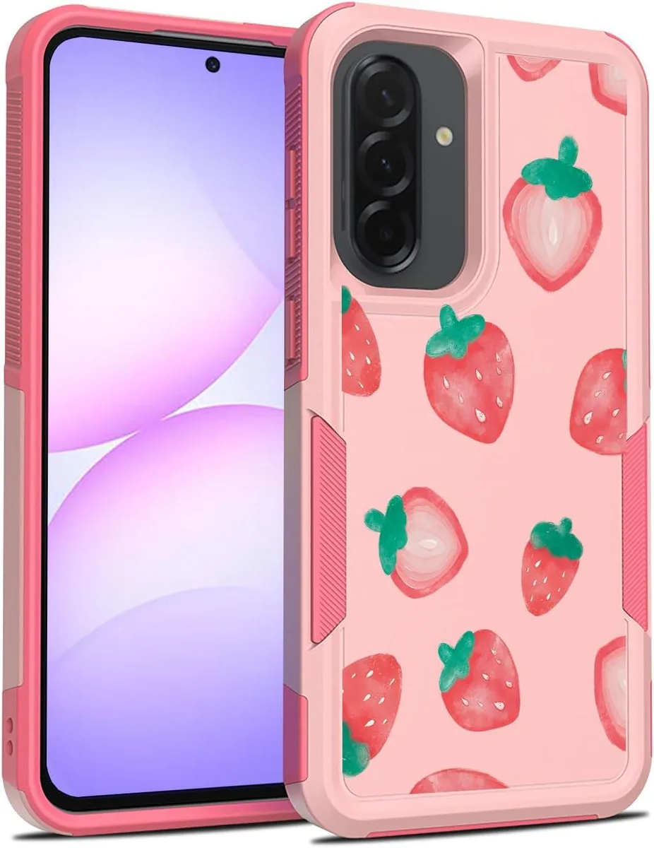Transcend Transcend Galaxy A37 5G Case Floral Strawberrys — product photo