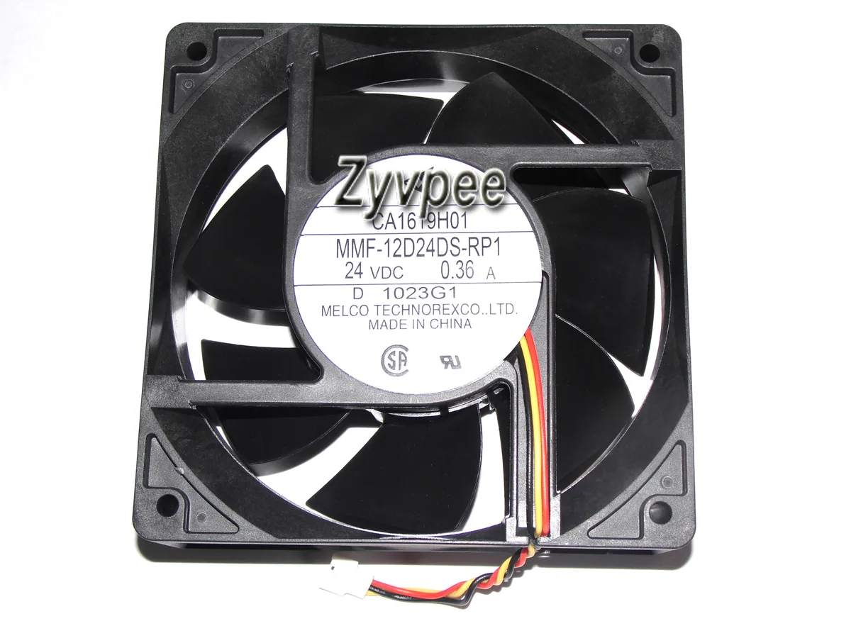 Zyvpee Zyvpee MMF-12D24DS-RP1 120mm 38mm 24V 0.36A 3 Pin case fan — product photo