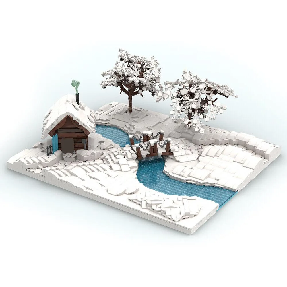 ZITIANYOUBUILD ZITIANYOUBUILD Winter Scene Village 2451 Pieces MOC — product photo