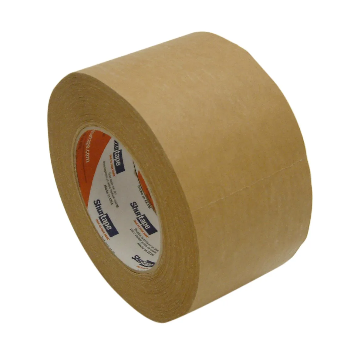 SHURTAPE TECHNOLOGIES, INC. SHURTAPE TECHNOLOGIES, INC. FP-96 Kraft Packaging Tape 3 in 72mm x 60 yds Brown mailing supply — product photo