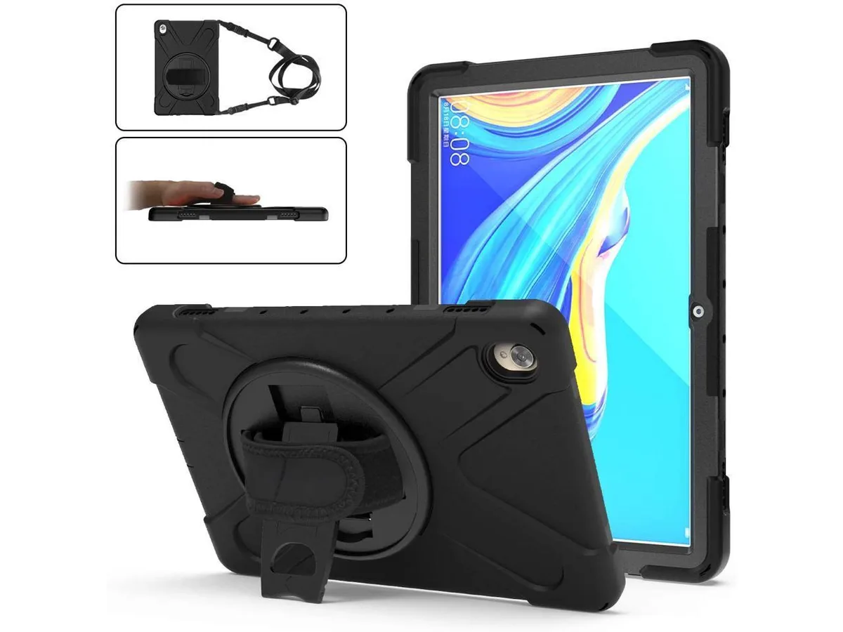 BONAEVER BONAEVER Case for Huawei MediaPad M5 10.8 / M5 Pro 10.8 Shockproof Cover with Stand &amp; Straps — product photo
