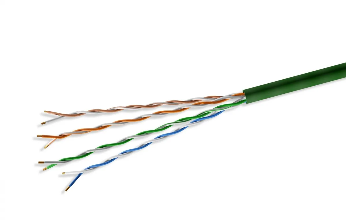 Nippon Labs Nippon Labs 30SC6-10X8-312TH-28AW Cat6 28AWG Stranded UTP 550MHz 1000ft Black — product photo