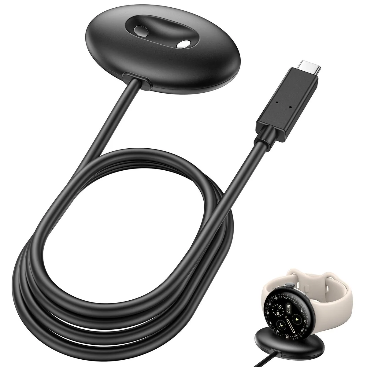  GE AlAUXAI00370 phone cable USB-C magnetic 1m black — product photo