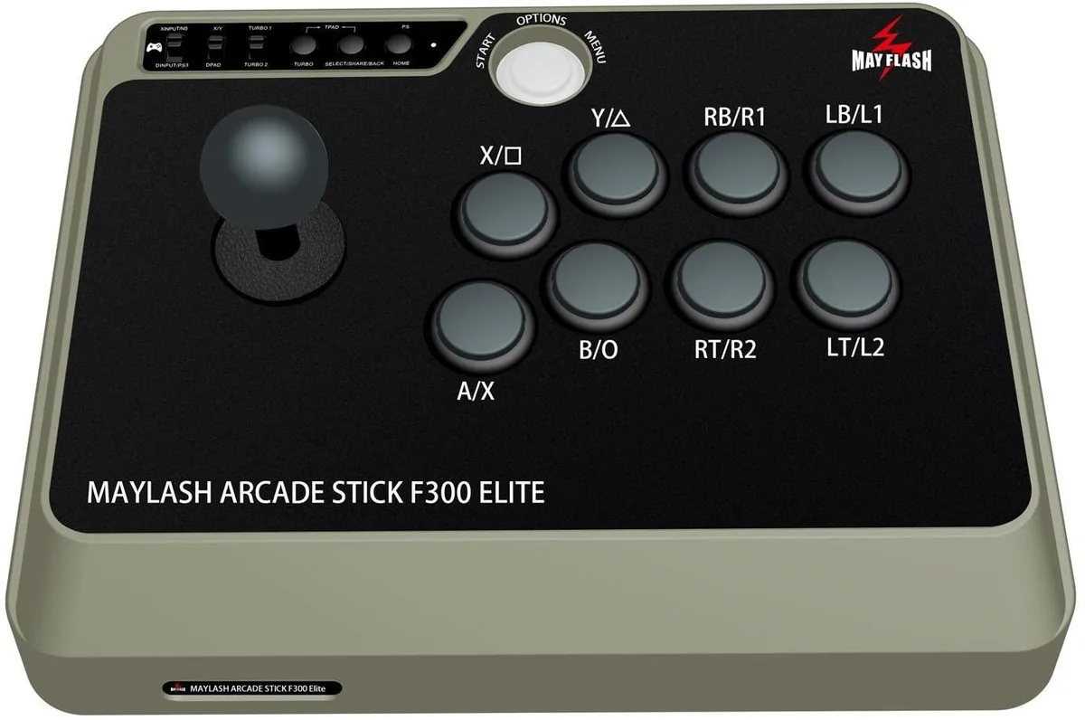 MAYFLASH MAYFLASH Arcade Fight Stick F300 Elite Sanwa Buttons Joysticks — product photo
